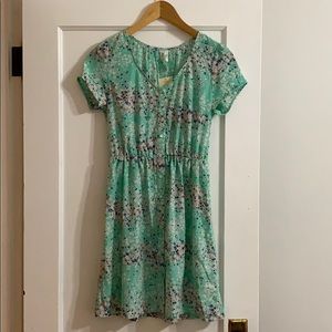 Green Floral Dress